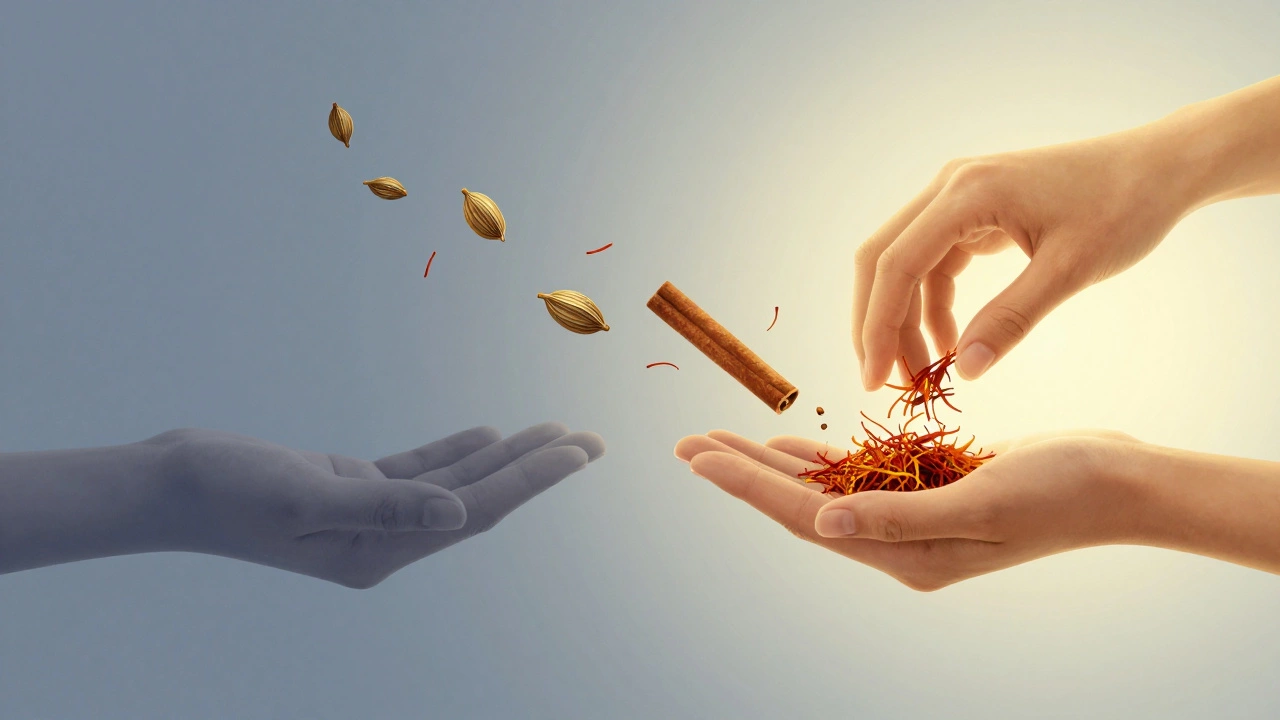 Conceptual art showing the contrast between purity and impurity in hand usage